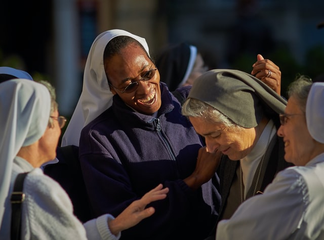 Photograph of nuns belonging to a 501c3 religious organization.