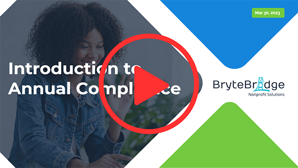 Intro to Annual Compliance by BryteBridge.com